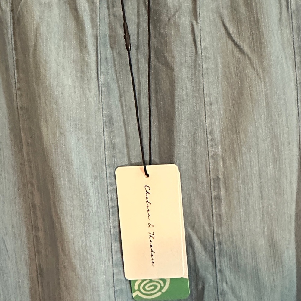 Chelsea & Theodore Light Blue Maxi Skirt - Picture 3 of 4